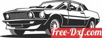 download Ford Mustang clipart free ready for cut