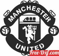 download Manchester united Football Club premier league logo free ready for cut