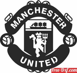 download Manchester united Football Club premier league logo free ready for cut