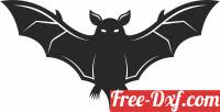 download Silhouette Bat halloween clipart free ready for cut