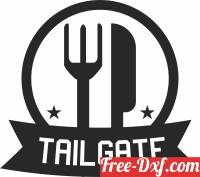 download tailgate sign free ready for cut