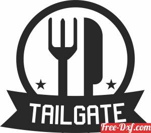 download tailgate sign free ready for cut