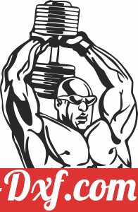 tricep muscle bodybuilding wokouts clipart