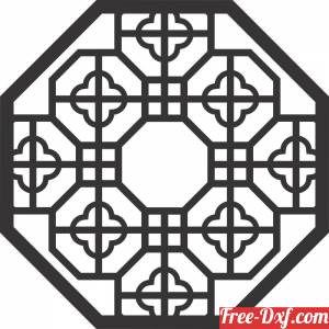 download wall decorative pattern for windows free ready for cut