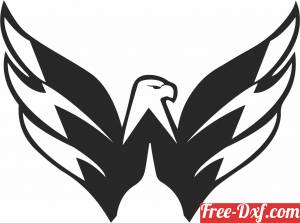 download Washington Capitals ice hockey NHL team logo free ready for cut