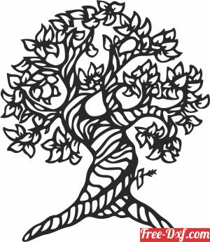 download tree art free ready for cut