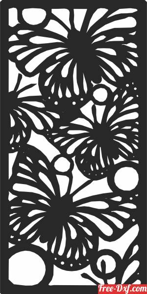 download pattern Screen   WALL Decorative Wall DOOR  SCREEN free ready for cut