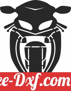 motorcycle front view cliparts
