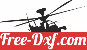 Helicopter Aircraft Silhouette