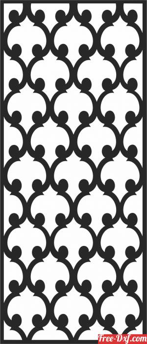 download Door   screen   Decorative  Pattern  screen free ready for cut