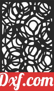 decorative panel wall separator door pattern