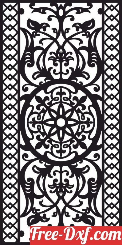 Download decorative panel wall screen pattern dxf K0okf High qual