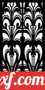 Simetric panel for doors or windows