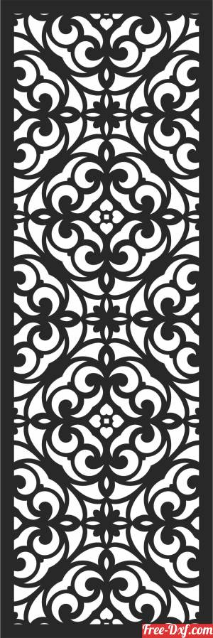 download DOOR  DECORATIVE   Wall   DECORATIVE pattern  screen pattern free ready for cut