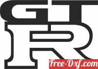 download GTR logo cliparts free ready for cut