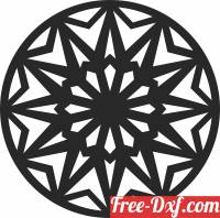 download mandala wall decor cliparts free ready for cut