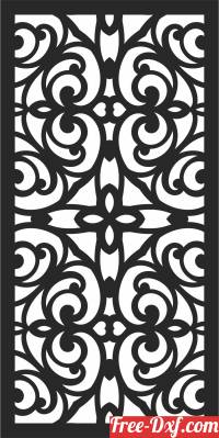 download DECORATIVE  WALL  PATTERN DOOR pattern free ready for cut