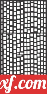 decorative wall screen door pattern