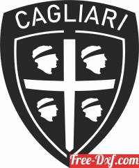 download Cagliari FC football team logo free ready for cut