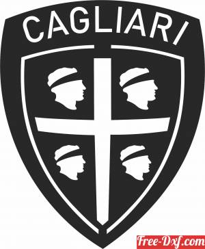 download Cagliari FC football team logo free ready for cut