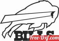 download buffalo bills American football team logo free ready for cut