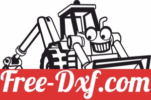 backhoe heavy equipment tractor for kids