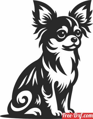 download Chihuahua Silhouette free ready for cut