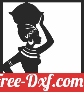 African women clipart