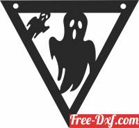 download gost halloween wall art free ready for cut