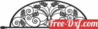 download decorative arched design free ready for cut