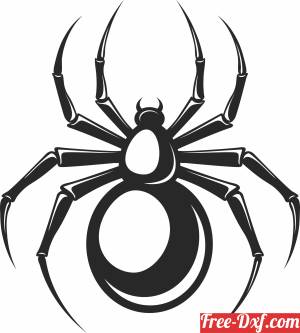 download Spider halloween decor free ready for cut