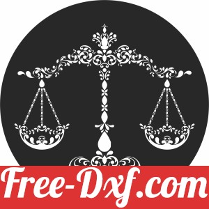 Libra Zodiac art sign