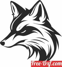 download Fox face clipart free ready for cut