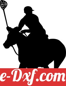 polocrosse wall sign clipart