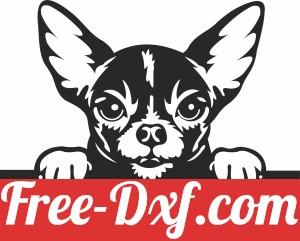 Chihuahua dog custom name sign