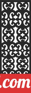 Decorative pattern screen door