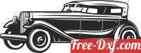 download Vintage Car Retro free ready for cut