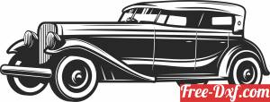 download Vintage Car Retro free ready for cut