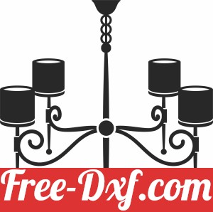 decorative Chandelier clipart