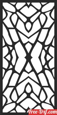 download DECORATIVE  DOOR Pattern   WALL free ready for cut