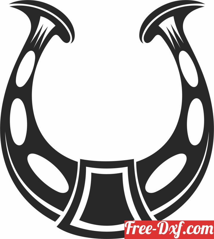Download Horseshoe wall sign MB2on High quality free Dxf files, S