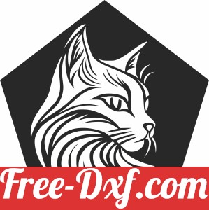 cat face silhouette