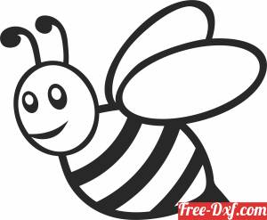 download Bee wall decor free ready for cut