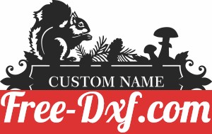 squirrel address sign