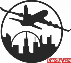 download plane wall decor free ready for cut