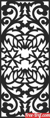 download DECORATIVE   Pattern  Door free ready for cut