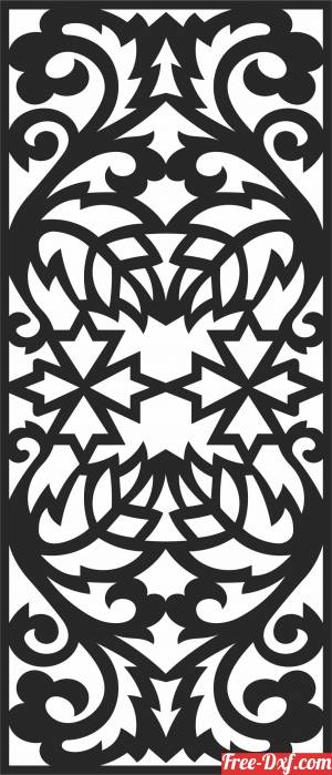 download DECORATIVE   Pattern  Door free ready for cut