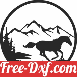 Horse Scene clipart