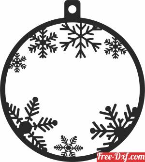 download flakes christmas ornaments free ready for cut