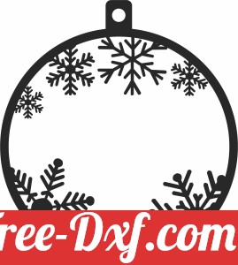 flakes christmas ornaments